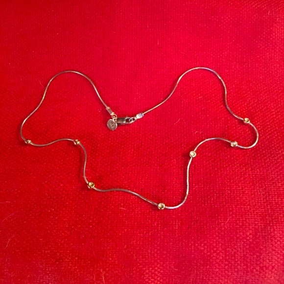 COPY - Silpada Silver Necklace with Gold Accents - Picture 2 of 2